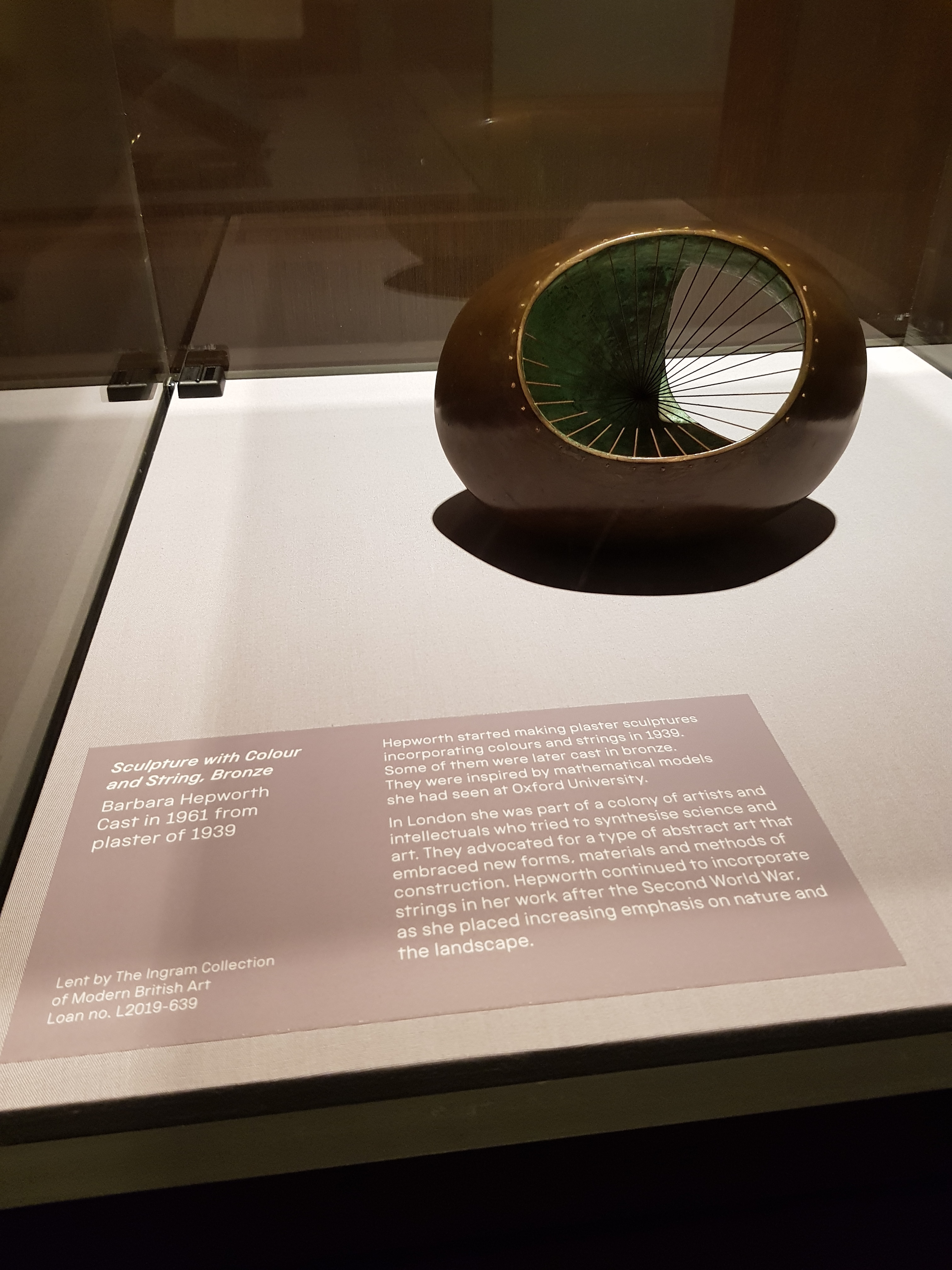 Barbara Hepworth Sculpture inspired by mathematical equations